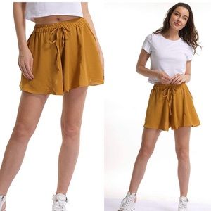 Casual A Line Wide Leg Shorts